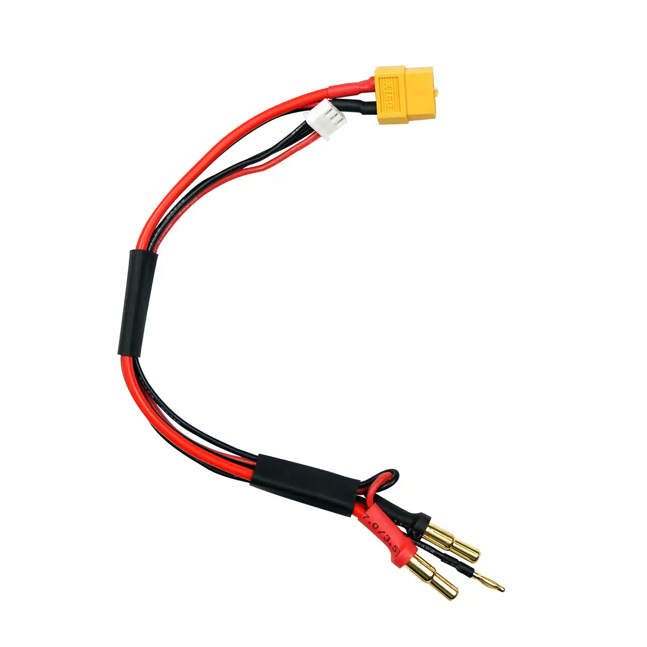 SkyRC Ladekabel XT60 für 2s Akku mit 4mm oder 5mm Buchse SkyRC Ladekabel XT60 für 2s Akku mit 4mm oder 5mm Buchse