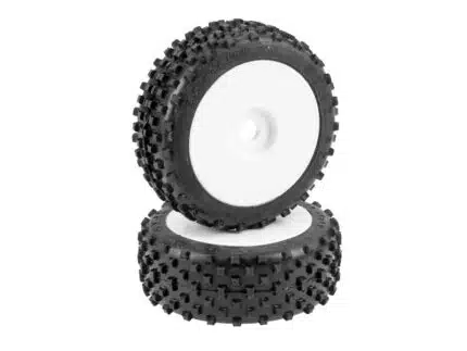 STAR PIN 1:8 Buggy Komplettrad weiß # Soft