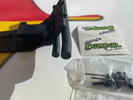 Oktay Bumper Tekno MT410 schwarz Doppelstrebe 4 mm