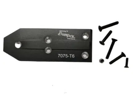 Oktay Skidplate hinten Tekno ET48 2.0 -7075 Aluminium-grau eloxiert