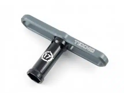 TKR1116B – 17mm Wheel Wrench and Shock Cap Tool (long shank, aluminum)