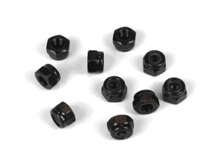 TKR1201-M3 Locknuts (black, 10pcs)