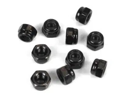 TKR1202- M4 Locknuts (black, 10pcs)