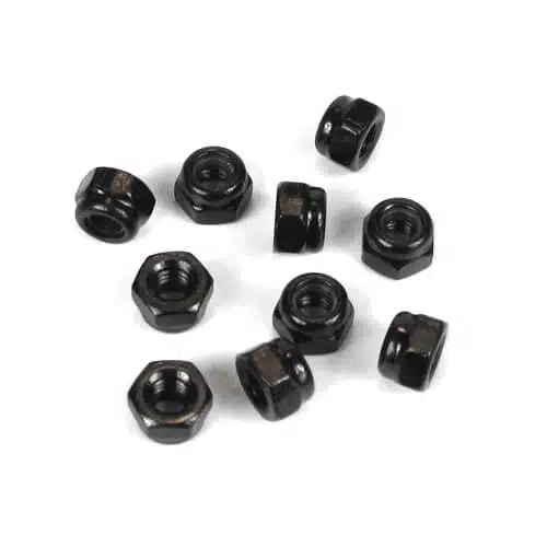 TKR1202- M4 Locknuts (black, 10pcs) TKR1202- M4 Locknuts (black, 10pcs)