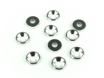 TKR1220-TKR1220 – M3 Countersunk Washers (aluminum, natural, 10pcs)
