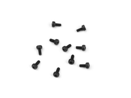 TKR1248-M2x4mm Cap Head Screws (black, 10pcs)