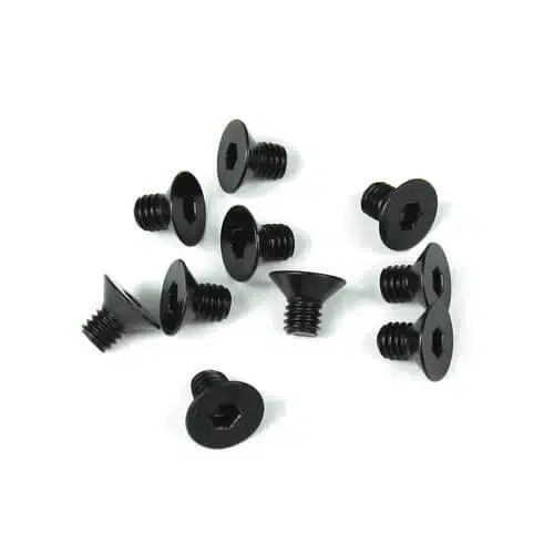 TKR1341 – M4x6mm Flat Head Screws (black, 10pcs) TKR1341 – M4x6mm Flat Head Screws (black, 10pcs)