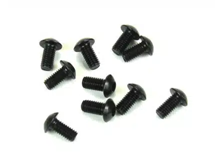 TKR1401-M3x6mm Button Head Screws (black, 10pcs)