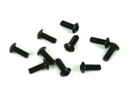 TKR1402-M3x8mm Button Head Screws (black, 10pcs)