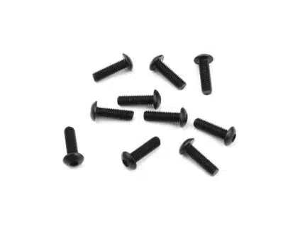 TKR1403-M3x10mm Button Head Screws (black, 10pcs)