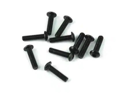 TKR1404 – M3x12mm Button Head Screws (black, 10pcs)