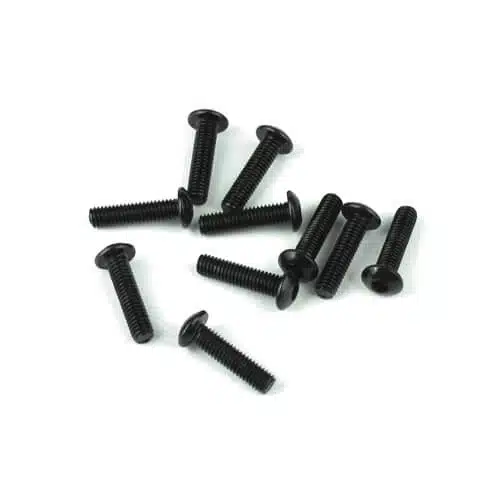 TKR1404 – M3x12mm Button Head Screws (black, 10pcs) TKR1404 – M3x12mm Button Head Screws (black, 10pcs)