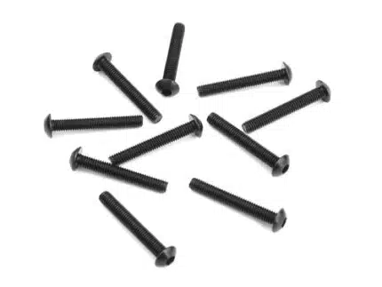 TKR1409-M3x20mm Button Head Screws (black, 10pcs)