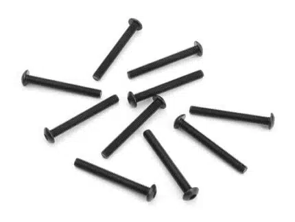 TKR1411-M3x25mm Button Head Screws (black, 10pcs)