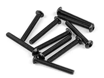 TKR1450 – M4x30mm Button Head Screws (black, 10pcs)