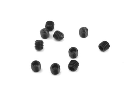 TKR1609-M3x3mm Set Screws (black, 10pcs)