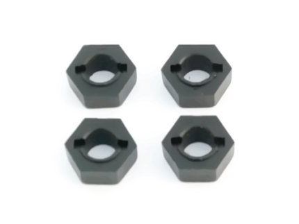 TKR1654-12mm Hex Adapters for M6 Driveshafts (front/rear, Slash/Stmpd 4×4, 2WD, 4pcs)