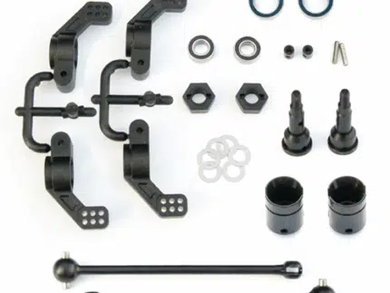 TKR1951X – M6 Driveshafts and Hub Carriers (2WD Electric Slash/Nitro Rustler/Nitro or Electric Stampede, rear)