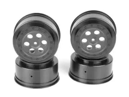 TKR2220 – TR606 SCT Wheel (black, SCT410 offset, 4pcs) – Tekno RC, LLC.