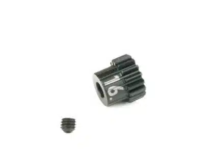 TKR4276 – 5MM Bore MOD 0.8 Pinion Gear (16T, hrdnd steel, etched)
