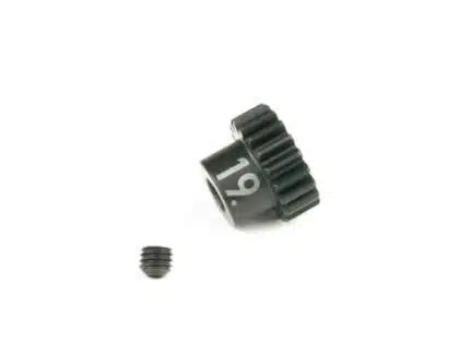 TKR4279 – 5MM Bore MOD 0.8 Pinion Gear (19T, hrdnd steel, etched)