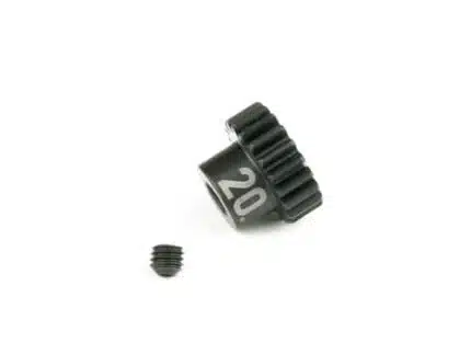 TKR4280 – 5MM Bore MOD 0.8 Pinion Gear (20T, hrdnd steel, etched)