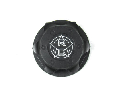 TKR5116C -Wheel Nuts (RC Logo, 17mm, gun metal anodized, M12x1.0, 4pcs)