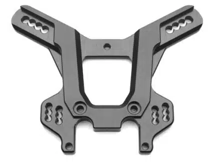 TKR5268-Shock Tower (front, 7075 CNC, gun metal anodized, EB48.3/NB48.3)