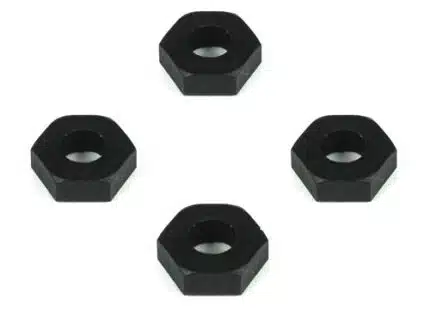 TKR5571-Wheel Hexes (12mm, composite, 4pcs)