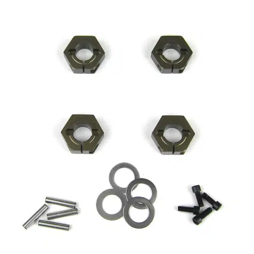 TKR5571A-Wheel Hexes (SCT410, 12mm, aluminum, 4 Stück) TKR5571A-Wheel Hexes (SCT410, 12mm, aluminum, 4 Stück)