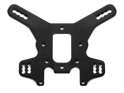 TKR5584-Shock Tower (rear, 7075, black ano, SCT410.3/SL)