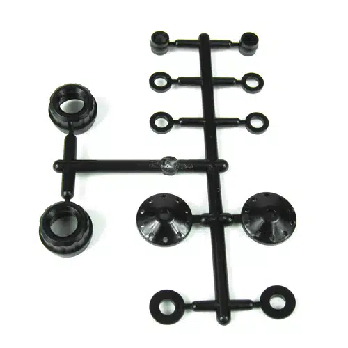 TKR6008-Shock Shaft Guide, Piston and Bushing Set (for 2 shocks)