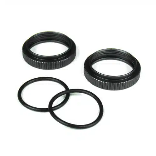 TKR6013-Shock Adjustment Collars (aluminum, gun metal anodized, 2pcs) TKR6013-Shock Adjustment Collars (aluminum, gun metal anodized, 2pcs)