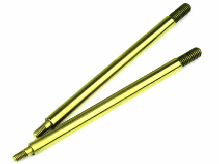 TKR6017T-Shock Shafts w/ TiNi Coating (for 122mm shocks, steel, 2pcs)