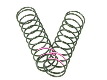 TKR6030B – Shock Spring Set (rear, 1.5 x 10.5T, 3.38lb/in, 83mm, pink)