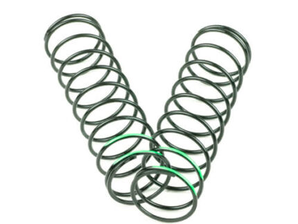 TKR6031B – Shock Spring Set (rear, 1.5 x 10.25T, 3.48lb/in, 83mm, green)
