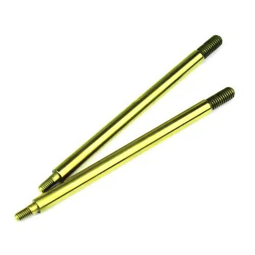 TKR6061T-Shock Shafts w/ TiNi Coating (for 137mm shocks, steel, 2pcs) TKR6061T-Shock Shafts w/ TiNi Coating (for 137mm shocks, steel, 2pcs)