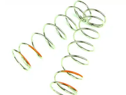 TKR6093-Shock Spring Set (front, 1.6×7.5T, 80mm, orange, 6.11 lb/in)
