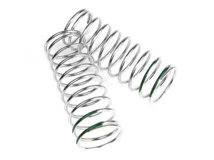 TKR6104-LF Shock Spring Set (front, 1.6×10.25, 4.17lb/in, 57mm, green)