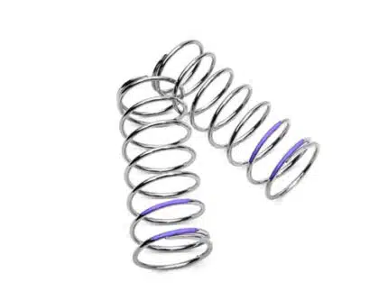 TKR6109 – Shock Spring Set (front, 1.6×7.5, 6.25lb/in, 57mm, purple)