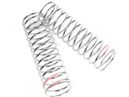 TKR6113-LF Shock Spring Set (rear, 1.5×13.75, 2.28lb/in, 70mm, pink)