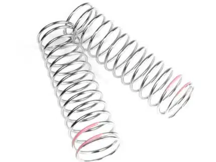 TKR6113-LF Shock Spring Set (rear, 1.5×13.75, 2.28lb/in, 70mm, pink)