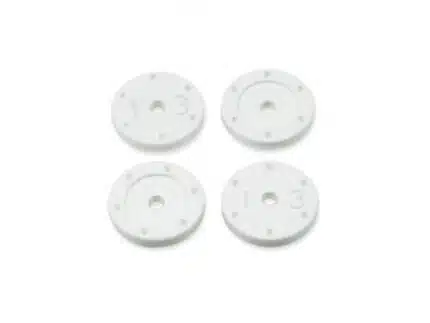 TKR6137 – Shock Piston Set (flat/flat, all 16mm shocks, 6×1.3, 4pcs)