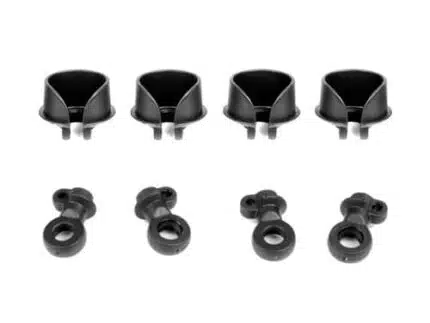 TKR6140C-Locking Shock Rod End and Spring Perch Set (updated 2019, 16mm shocks-vorher TKR6140B)
