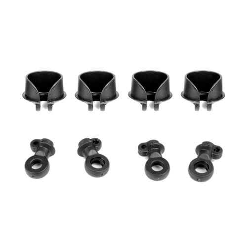 TKR6140C-Locking Shock Rod End and Spring Perch Set (updated 2019, 16mm shocks-vorher TKR6140B) TKR6140C-Locking Shock Rod End and Spring Perch Set (updated 2019, 16mm shocks-vorher TKR6140B)