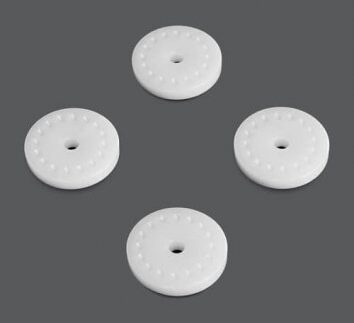TKR6163-Shock Piston Blanks (CNC, flat/flat, 16 dimples)