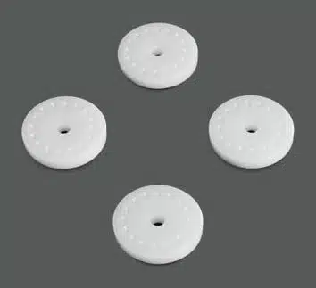 TKR6163-Shock Piston Blanks (CNC, flat/flat, 16 dimples)