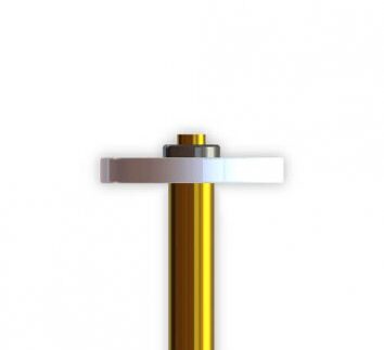 TKR6163-Shock Piston Blanks (CNC, flat/flat, 16 dimples)