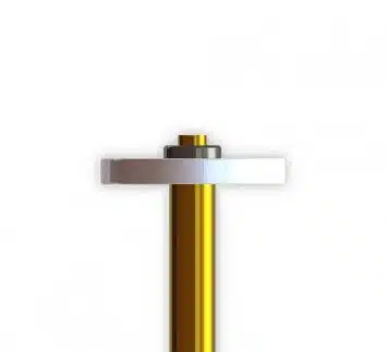 TKR6163-Shock Piston Blanks (CNC, flat/flat, 16 dimples)