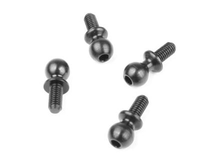 TKR6206-Ball Stud (5.5mm, short neck, 6mm thread, 4pcs)